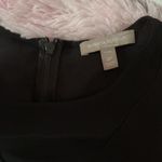 Banana Republic Petite Black Dress Sleeveless Textured Bottom Photo 2