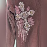 Rouge Helium R. Rouge L Chocolate Affliction Style Wings Cross. Waffle Long Sleeved Hoodie Photo 3