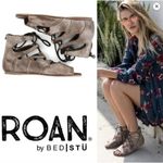 Bed Stu NEW ROAN  Gladiator Sandals Distressed Taupe Leather Womens Size 7 Photo 1
