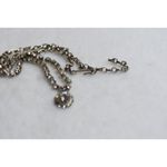 Source Unknown Vintage Rhinestone Prong Set Tennis Pendant Like New Glam Bridal Necklace Photo 3