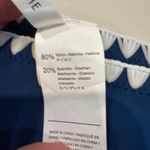 Cupshe  NWT Cheeky Bikini Bottoms Crochet Trim Womens Medium Blue Bohemian Summer Photo 4