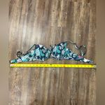 Roxy Blossom Babe Smocked Triangle Bikini & Smocked Bottoms Swimwear Set Small Photo 9