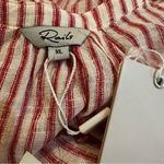 Rails  Women's Jasmine Smocked Linen Mini Dress in Belmont Stripe Size XL NWT Photo 7