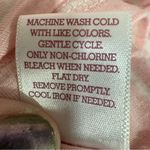 SO  Pink & White Striped Lace-Up Short Sleeve Top Soft Relaxed Fit Size Small Photo 5