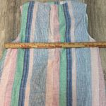 Vineyard Vines Striped Tank Top 100% Linen Size L Photo 3