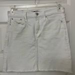 J.Crew  Mercantile White Denim Mini Skirt Size 2 Photo 12