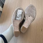 via spiga Gold Eapadrille Wedge 5.5 Pristine Condition Photo 5