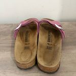 Birkenstock  SIENA SLIDE SANDAL WOMEN'S PURPLE ORCHID LEATHER SIZE 38 7-7-5 Photo 3