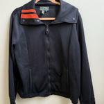 Ralph Lauren Lauren  Jacket  Full Zip Black Active Sporty Designer Collar XL Photo 0