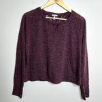 Victoria's Secret  Purple Lace Crewneck Sweater Photo 3