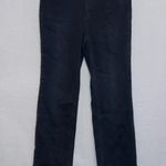 Black Label by C'EST 101 Black Wash Denim High Rise Frayed Hem Ankle Jeans Photo 0