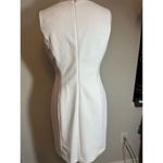 Pappagallo White Gold Embroidered Sleeveless Shift Dress One Size Size 6 Photo 1