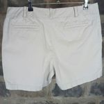 Talbots Shorts Light Tan Khaki Hi-Rise Woman's Size 12 Classic Preppy Summer Photo 3