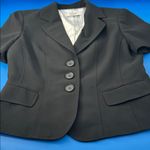 Kasper  Black Button-Up Blazer Photo 4