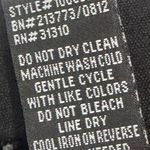 Iz Byer Halter Top L Black Pink Rose Floral Smocked Hem Y2K Coquette Blouse Photo 7