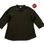 Christopher & Banks Green Polo Basic Top Women Size XL NWT | 68-40 Photo 0