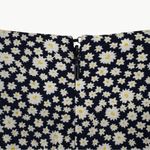 Sézane Pacome Floral Wrap Mini Skirt | Sz 36 (US 4) | Navy Blue Mini Daisy Print Photo 9