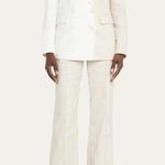 Veronica Beard Two Toned Linen Braeton Dickey Jacket Size 4 NWT Photo 0