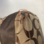 Coach Canvas Signature Logo Bag Brown With Dust Bag 10125 Photo 5