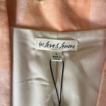 For Love & Lemons Eugenie Peach Gingham Crop Blazer Photo 9