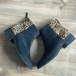 Sperry  Women's Maya Belle Leopard Print Chelsea Leather Boots Sz 9 Photo 1