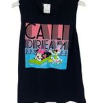 Disney "CALI DREAM" MINNIE MOUSE GRAPHIC TANK SIZE LARGE Photo 0