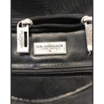 U.S. Luggage‎ NY Vtg Leather Expandable Briefcase Black Laptop Portfolio Bag Photo 4