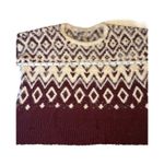 Abercrombie & Fitch VTG RARE 90s Y2K  Boxy Nordic Fair Isle‎ Ski Lodge Sweater SM Photo 4