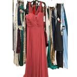 DESSY COLLECTION Vivian Diamond 2970 Claret Off the Shoulder Draped Dress $284 Red Size 14 Photo 14