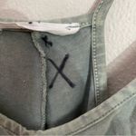 Oversized Sage Green Jumpsuit Romper Large Boho Cottagecore Cozy Layers Gorpcore Photo 5