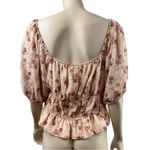 Saltwater Luxe Saltwater‎ Luxe Floral Peasant Style Blouse Photo 4