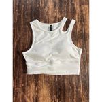FILA Uplift White Crop Bra Top Small NWOT Photo 3