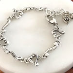 Brighton Dainty Silver Heart Bracelet Photo 0
