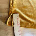 Old Navy  women’s Casual Coquette Mustard Tobacco Leaf Velvet Cami/Tank Top|Sz: S Photo 4