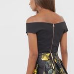Ted Baker Teimah Cropped Bardot 2 Black Off the Shoulder Top Photo 2