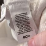 Lucky Brand  White High Rise Wide Leg Crop Jeans Size 8/29 Photo 6