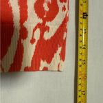 J Crew Factory Coral/White Button Down 3/4 Sleeve Sweater‎ Cardigan Sz S Women # Orange Photo 8