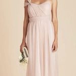 Birdy Grey NWT  Christina Convertible Vintage Blush Pink Tulle Maxi Dress Photo 8