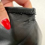 Chloé READ CHLOE SZ 6 ? Leather Sock Bootie Stretch Heel Black Ankle Heel Boots Italy Photo 4