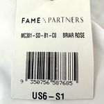 Fame & Partners Aubrieta One Shoulder Ruffle Midi Dress Briar Rose Floral Size 6 White Photo 7