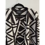 Nic+Zoe  Geometric Mirrored Angle Chunky Open Front Cardigan Womens Size Medium Photo 3