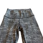 Lululemon  Wunder Under High Rise Leggings Full Length Spray White Black Size 6 Photo 1