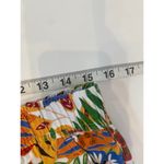 C&C California Casual Tropical Floral Print Linen Wide Leg Pants Sz Lg Colorful Photo 8