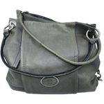 Giani Bernini Msrp Olive Green Leather Shoulder Bag Photo 0