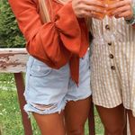 American Threads Burnt orange crop top Photo 1