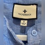 Tuckernuck  NWOT Chambray Linen Lydell Maxi Dress Light Blue Size S Photo 6