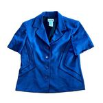Perceptions Vintage Deadstock Short Blue Blazer Jacket Womens Large Photo 14