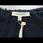 Pleione  top knit front sheer back sz L NWT Photo 4