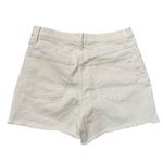 Madewell NWOT High-Rise Denim Shorts in Pure White E8927 - Size 28 Y2K STYLE Photo 3