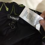 EXPRESS NWT Black Purple Pink Floral Midi Ruffle Dress Small Spaghetti Strap New Photo 9